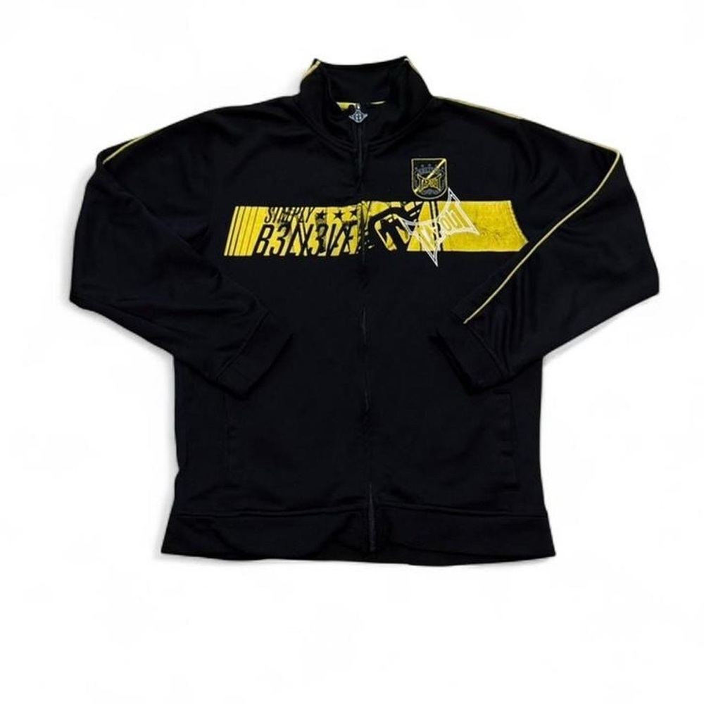 Tapout Y2K Black and Yellow Graphic Men's Jacket